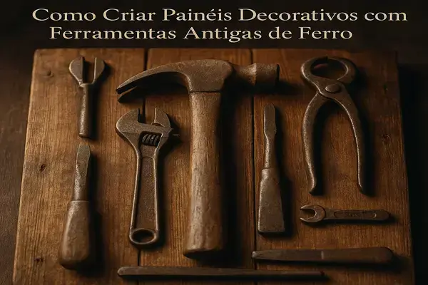 Como Criar Painéis Decorativos com Ferramentas Antigas de Ferro