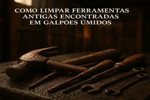 Como Limpar Ferramentas Antigas Encontradas em Galpões Úmidos