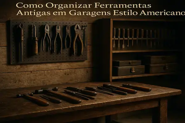 Como Organizar Ferramentas Antigas em Garagens Estilo Americano