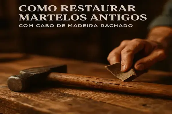 Como Restaurar Martelos Antigos com Cabo de Madeira Rachado