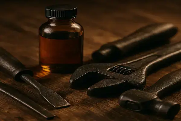 Melhor Óleo para Recuperar Ferramentas Antigas de Ferro Fundido